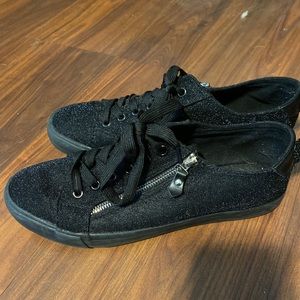 Maurices Black sparkly tennis shoes